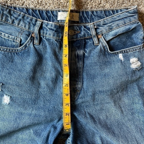 Free people straight high rise distressed jeans 29 - Picture 7 of 9